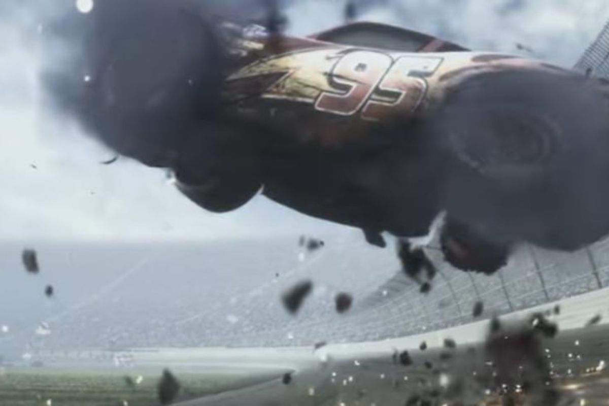 Screenshot from "Cars 3" trailer.