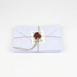 Skip the postcard and send a thoughtful letter home on these handmade <b>Arpa</b> card sets, made from pure cotton and linen. <a href="http://mcnallyjacksonstore.com/store/arpa-handmade-card-set-(lavender)/dp/442">$14</a> at <b>Goods for the Study</b> in 