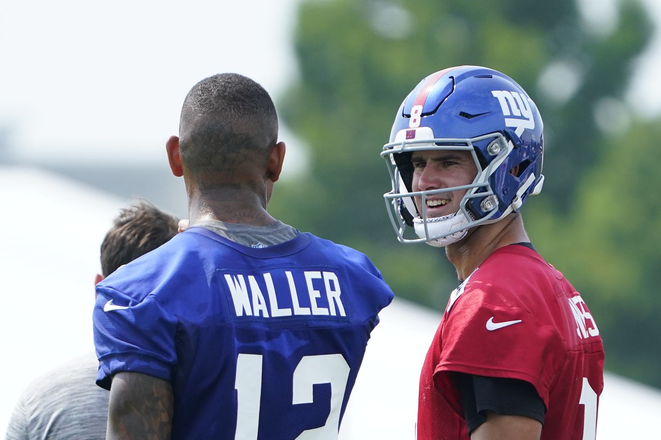 ‘Things I think’: Daniel Jones-Darren Waller connection didn’t happen by accident