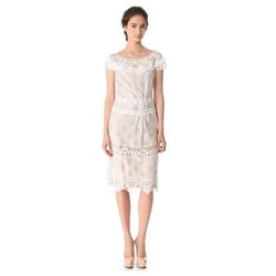 <b>Alberta Ferretti Collection</b> Cap Sleeve Lace Dress, <a href="http://www.shopbop.com/cap-sleeve-lace-dress-alberta/vp/v=1/845524441962304.htm?folderID=2534374302206022&fm=other-shopbysize&colorId=12397">$1,314 on sale from $2,190</a>