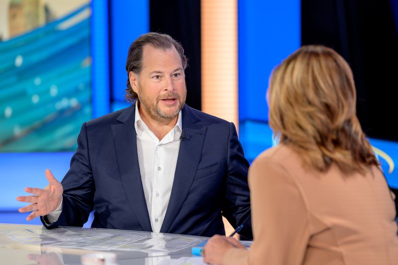 Salesforce Founder &amp; Co-CEO Marc Benioff Visists “Mornings With Maria”