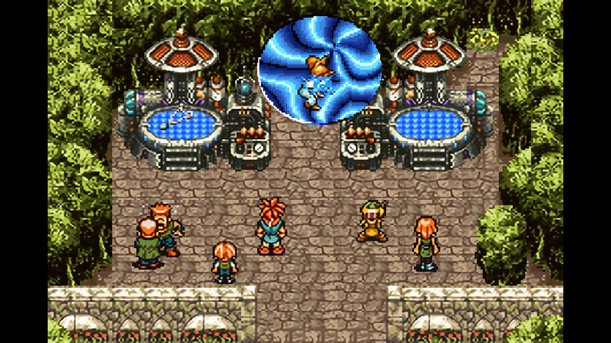 A screenshot from the opening of Chrono Trigger