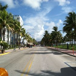 Streets in Miami were shut down for the event.