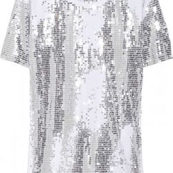 Patch Sequin Cotton T-shirt is $444, orig. $2,220.00
