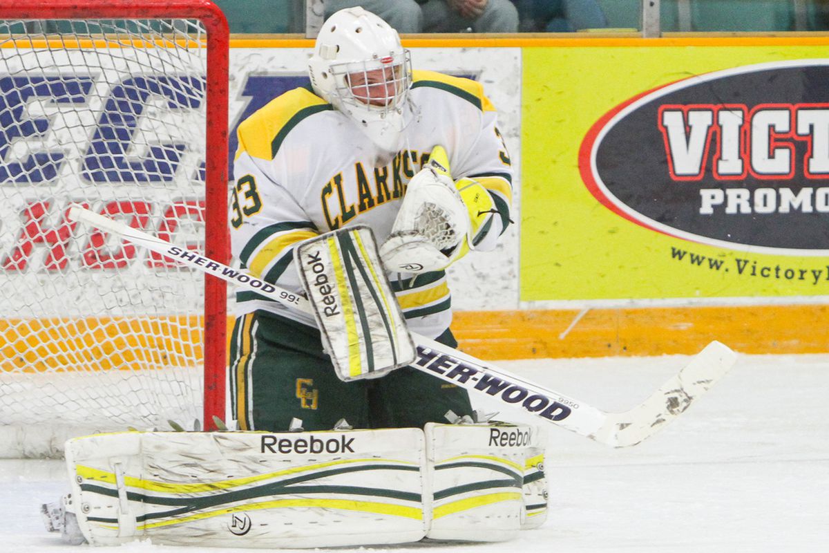 Clarkson goaltender Greg Lewis recorded two shutouts on the weekend.