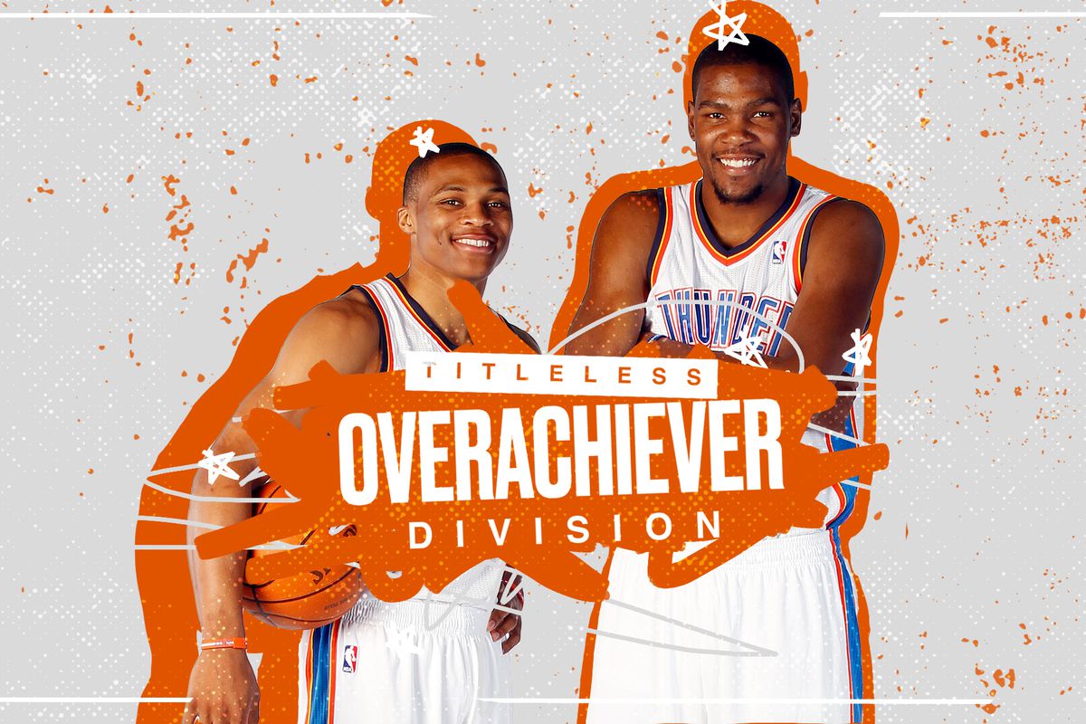Russell Westbrook and Kevin Durant on the Thunder.
