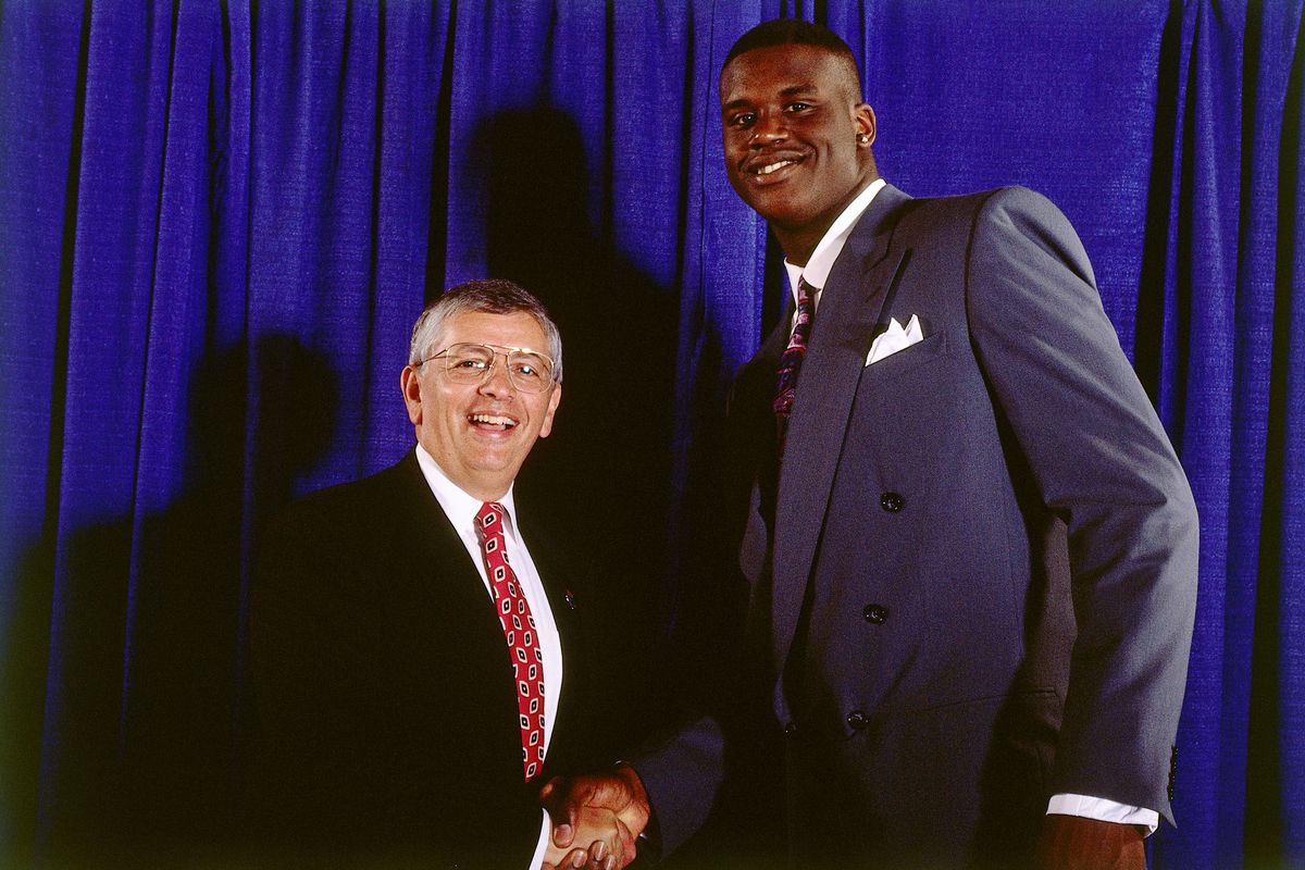 Shaquille O’Neal and David Stern Portrait