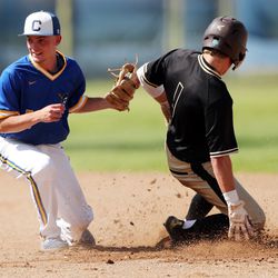 Cyprus and Lone Peak play in the first round of 6A baseball playoffs in Magna on Monday, May 13, 2019. Lone Peak won 3-1.