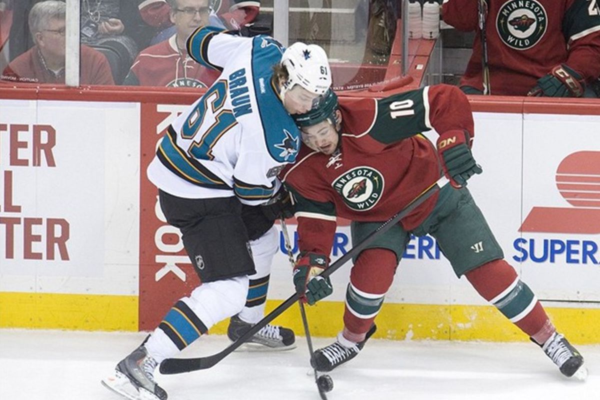 Tonight, the Sharks and Wild go head-to-head. Not what I meant, guys.