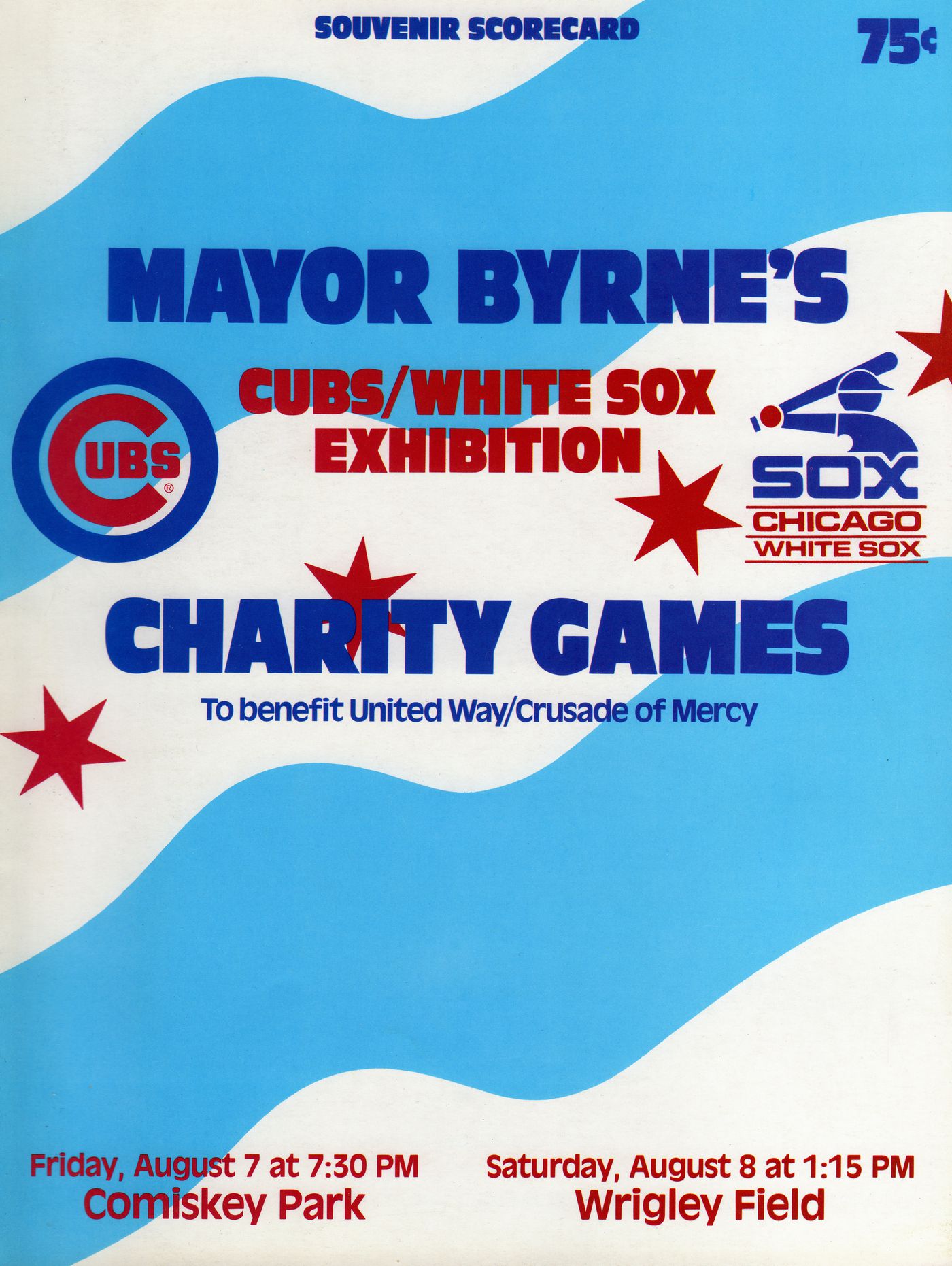 The Cubs and White Sox played midsummer exhibition games in 1981, too -  Bleed Cubbie Blue
