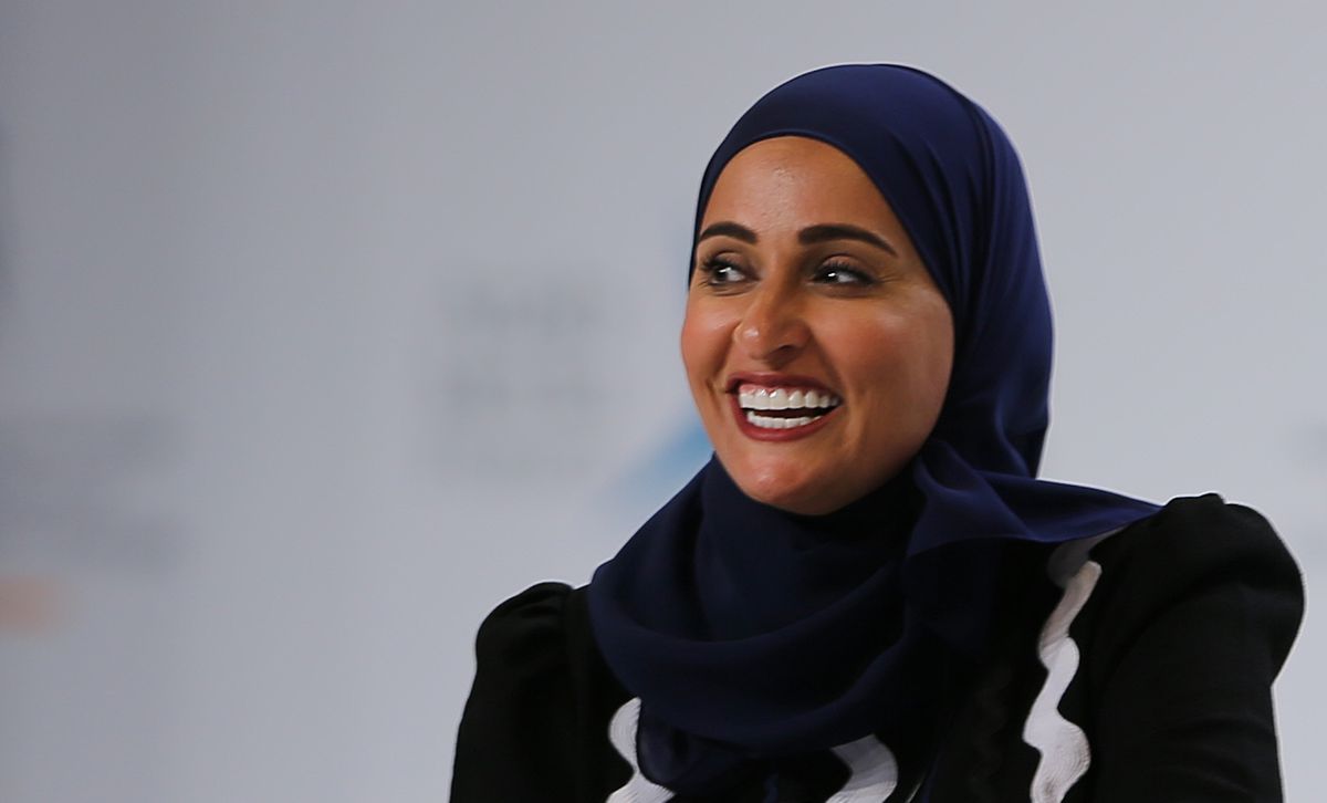 The UAE’s first Minister of State for Happiness and Wellbeing, Ohood bint Khalfan Roumi,