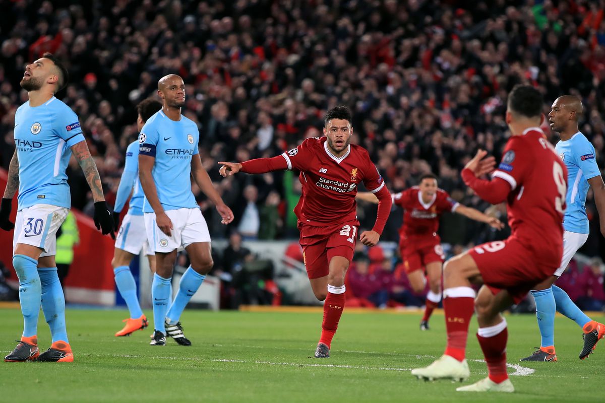 Liverpool v Manchester City - UEFA Champions League - Quarter Final - First Leg - Anfield