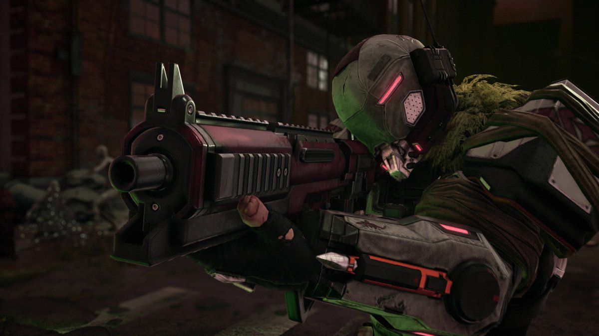 XCOM 2: War of the Chosen - Pratal Mox aiming a gun
