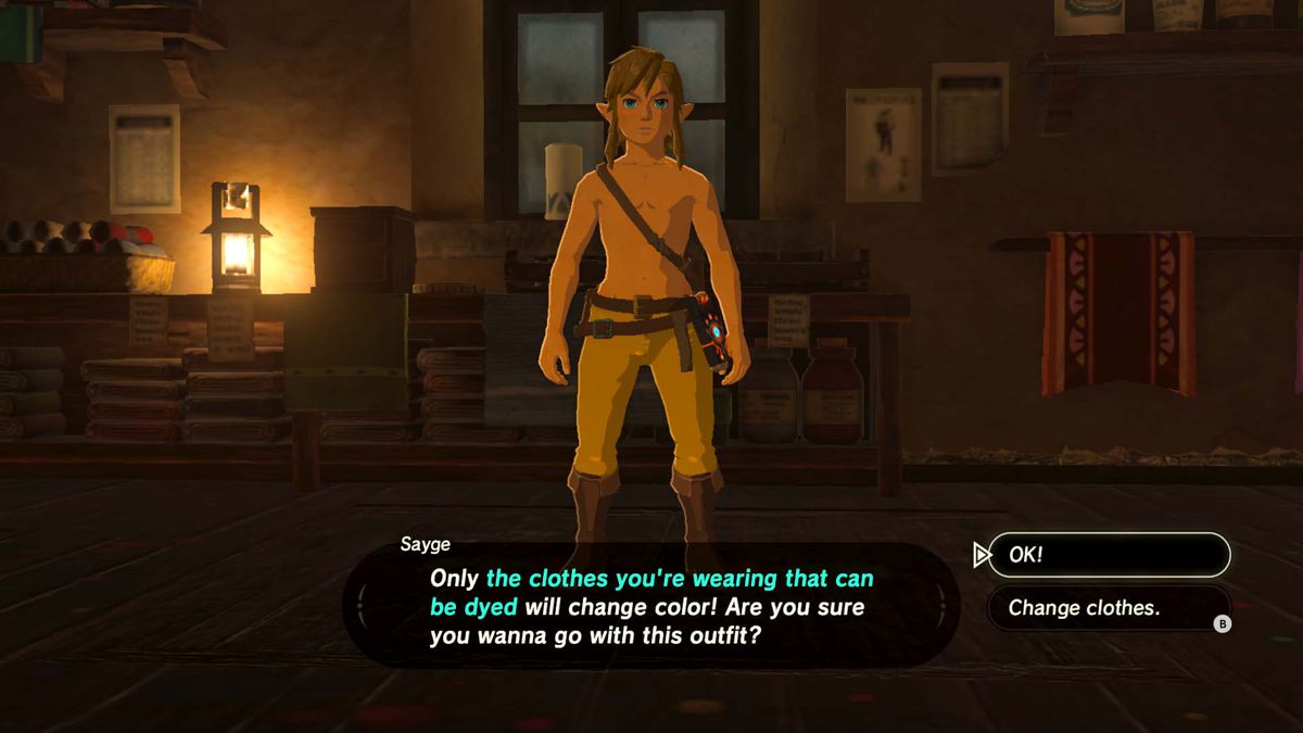 How to dye your clothes and armor in Breath of the Wild ...