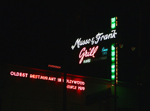 Outside Musso &amp; Frank, Hollywood, California