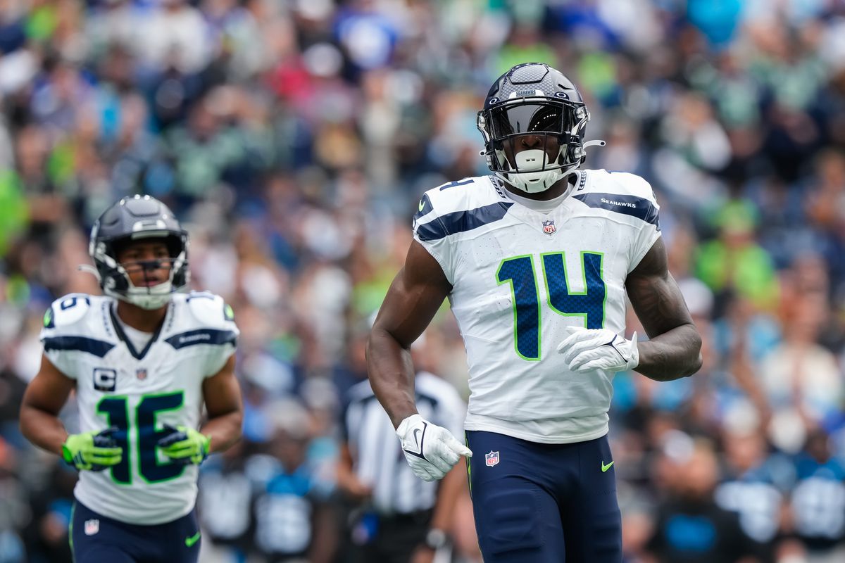 DK Metcalf injury update: Seahawks WR practices fully Friday ahead