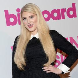 Meghan Trainor attends the 2014 Billboard Women in Music luncheon at Cipriani Wall Street in New York.