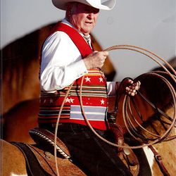 Cotton Rosser has had a distinguished career in rodeo, including his election to the Rodeo Hall of Fame.