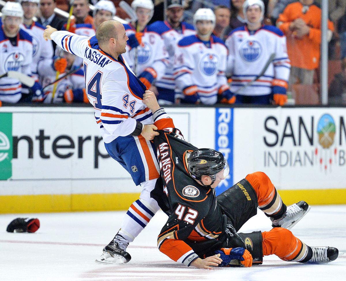 NHL: Edmonton Oilers at Anaheim Ducks