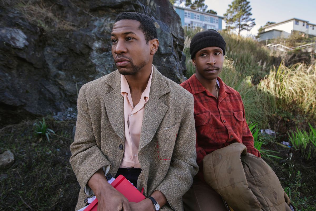 Jonathan Majors and Jimmie Fails in The Last Black Man in San Francisco.