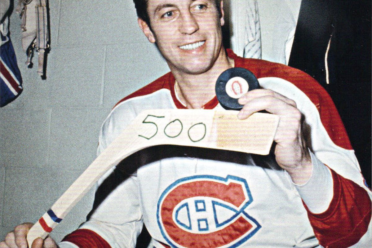 Jean Beliveau scored three goals on this day in 1971. The third goal was the 500th of his storied NHL career.