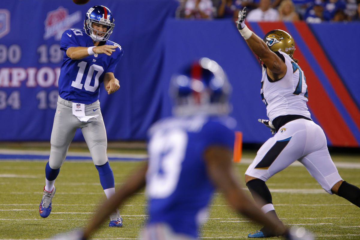 NFL: Preseason-Jacksonville Jaguars at New York Giants