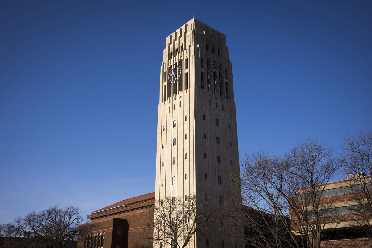 Burton Memorial Tower At The University Of Michigan