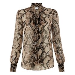 Bow Blouse in Python Print, $34.99 (Available on Net-A-Porter)