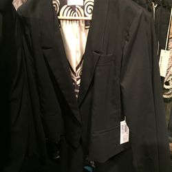 Black cropped jacket, $495 (was $990)