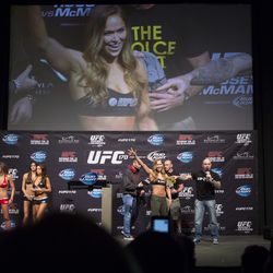 UFC 170 weigh-in photos