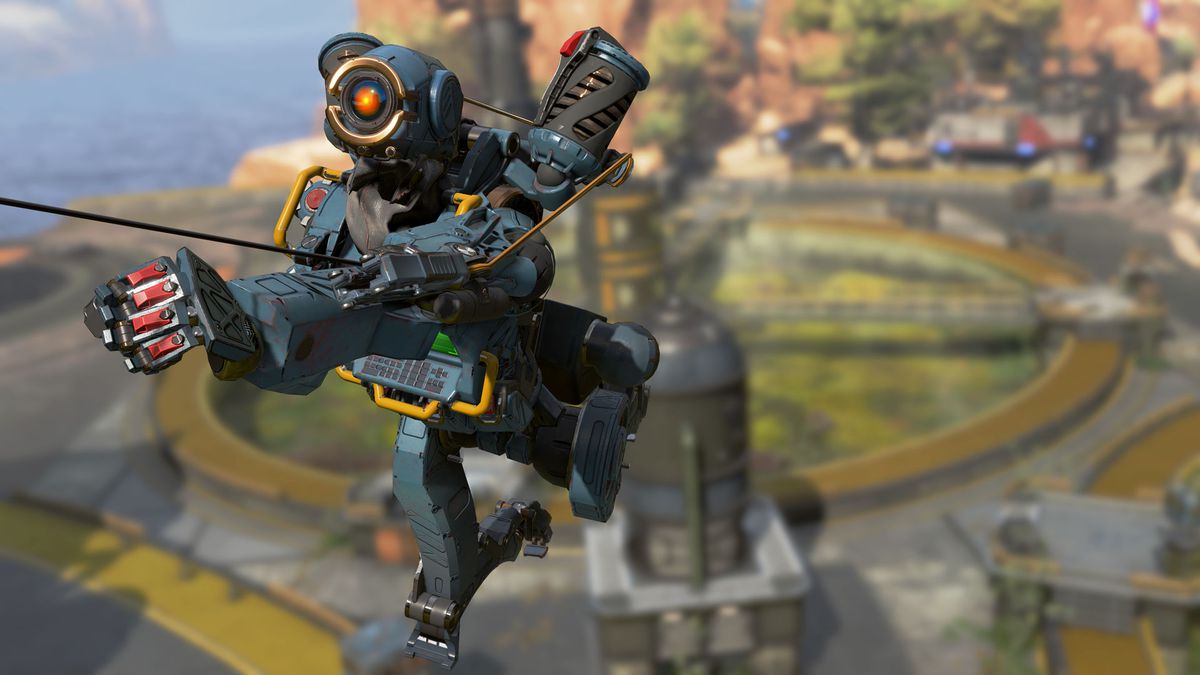 Apex Legends - Pathfinder uses its grapple