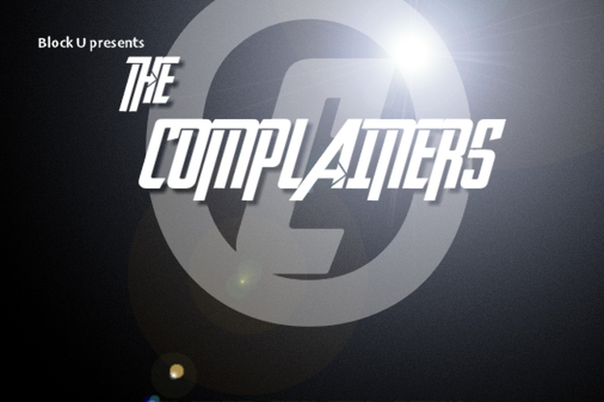 2012's new blockbuster: The Complainers - coming to a sports page and radio station near you! 