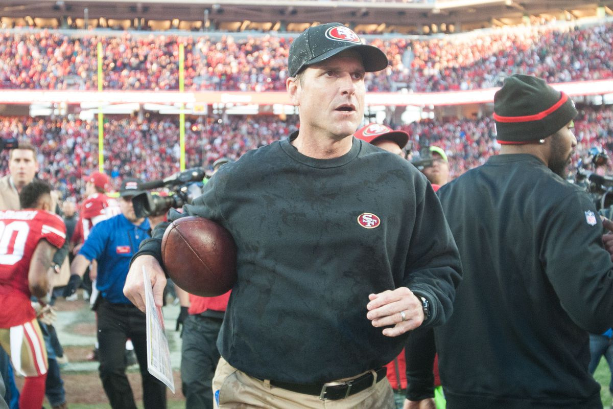 Jim Harbaugh is taking his ball and going home