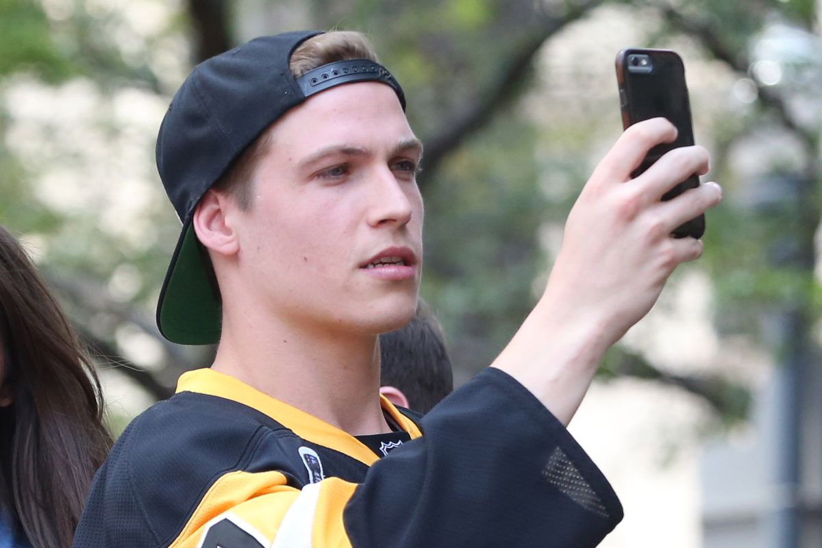 Pictured: Beau Bennett not playing hockey