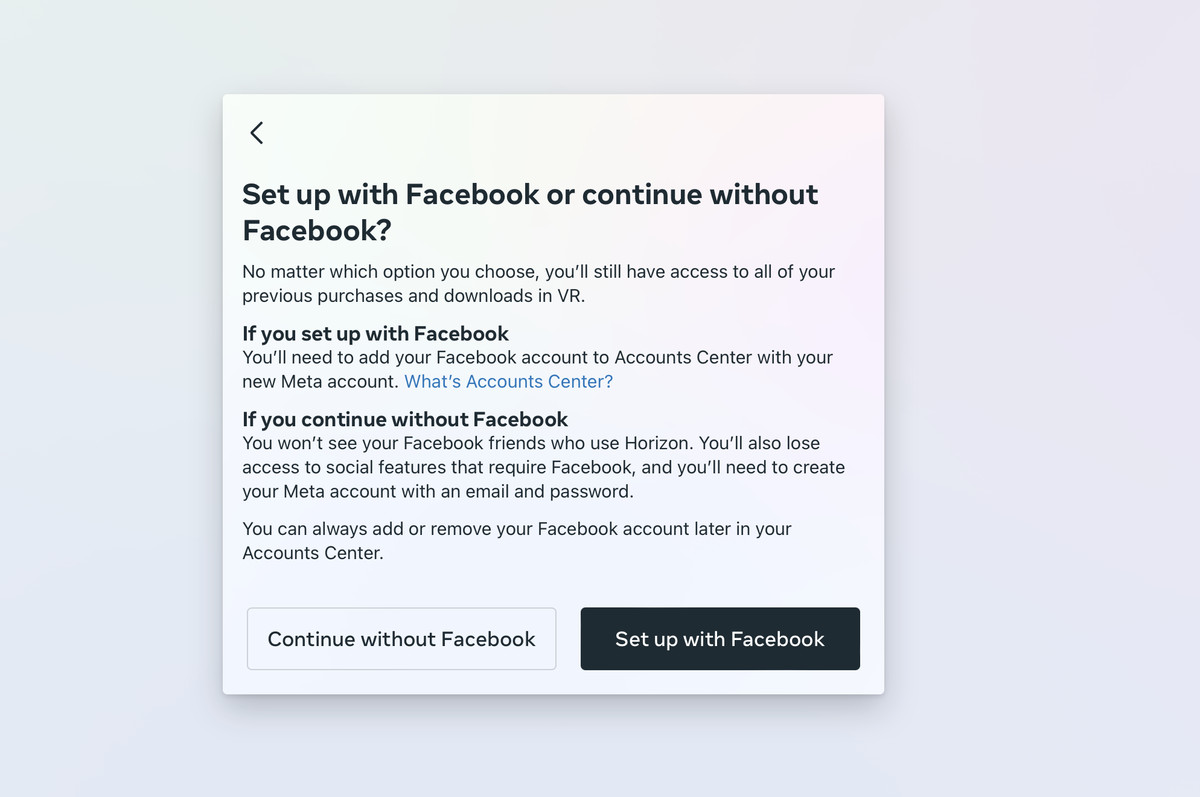 Cómo cambiar tu búsqueda de una cuenta de Facebook a una cuenta Meta