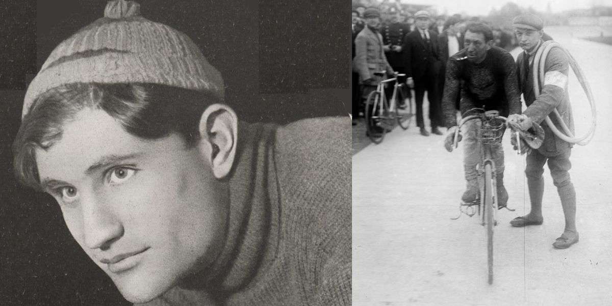 Charles Deruyter, winner of the Circuit des Champs de Bataille. He was one of the coming men of the sport before the war - he finished second in Paris-Roubaix in 1913 - and, like many, he lost his best years to the fighting.