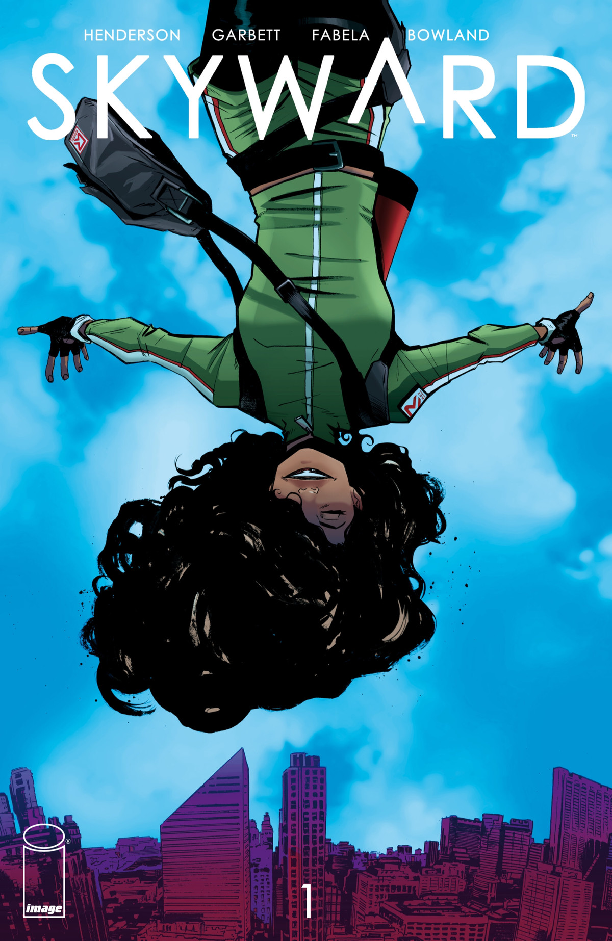 The cover of Skyward #1, Image Comics (2018).