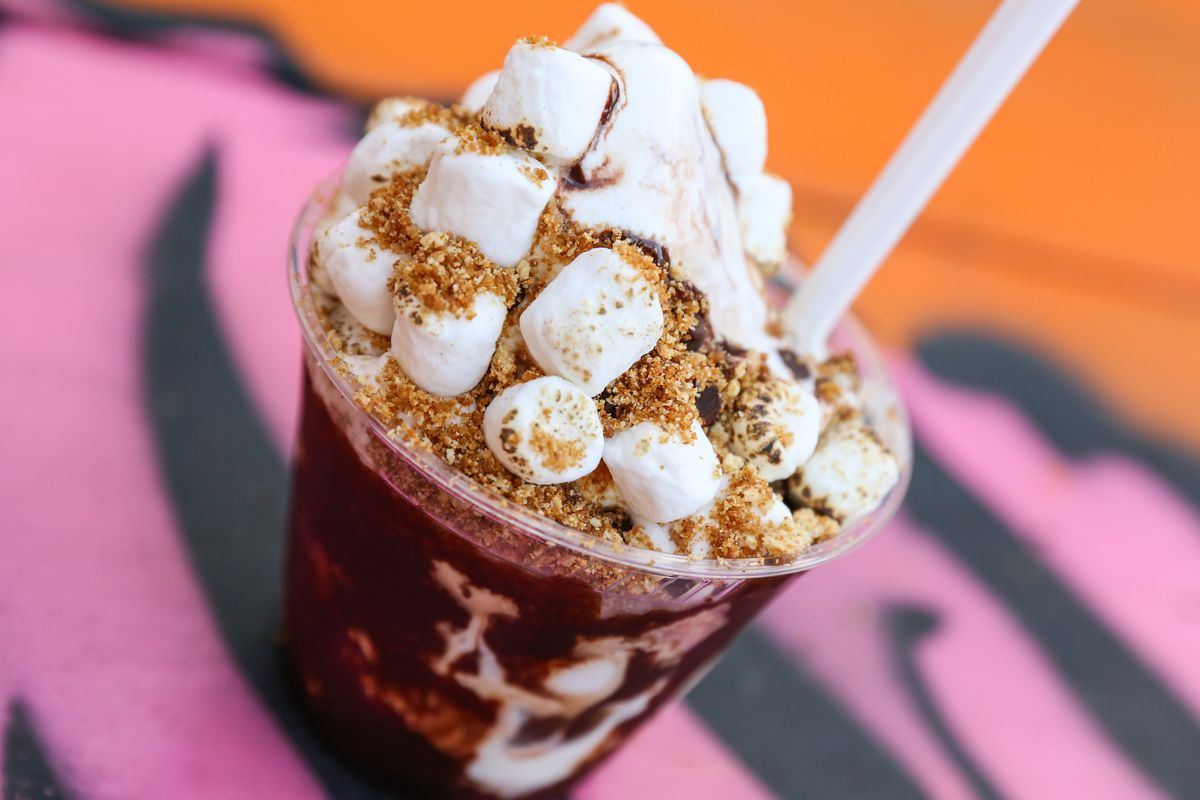 Cow Tipping Creamery's famous Gimme S'More Stacker.