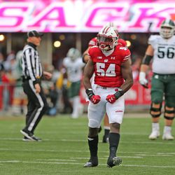 Chris Orr had six tackles on the day which lead the Badgers defense.
