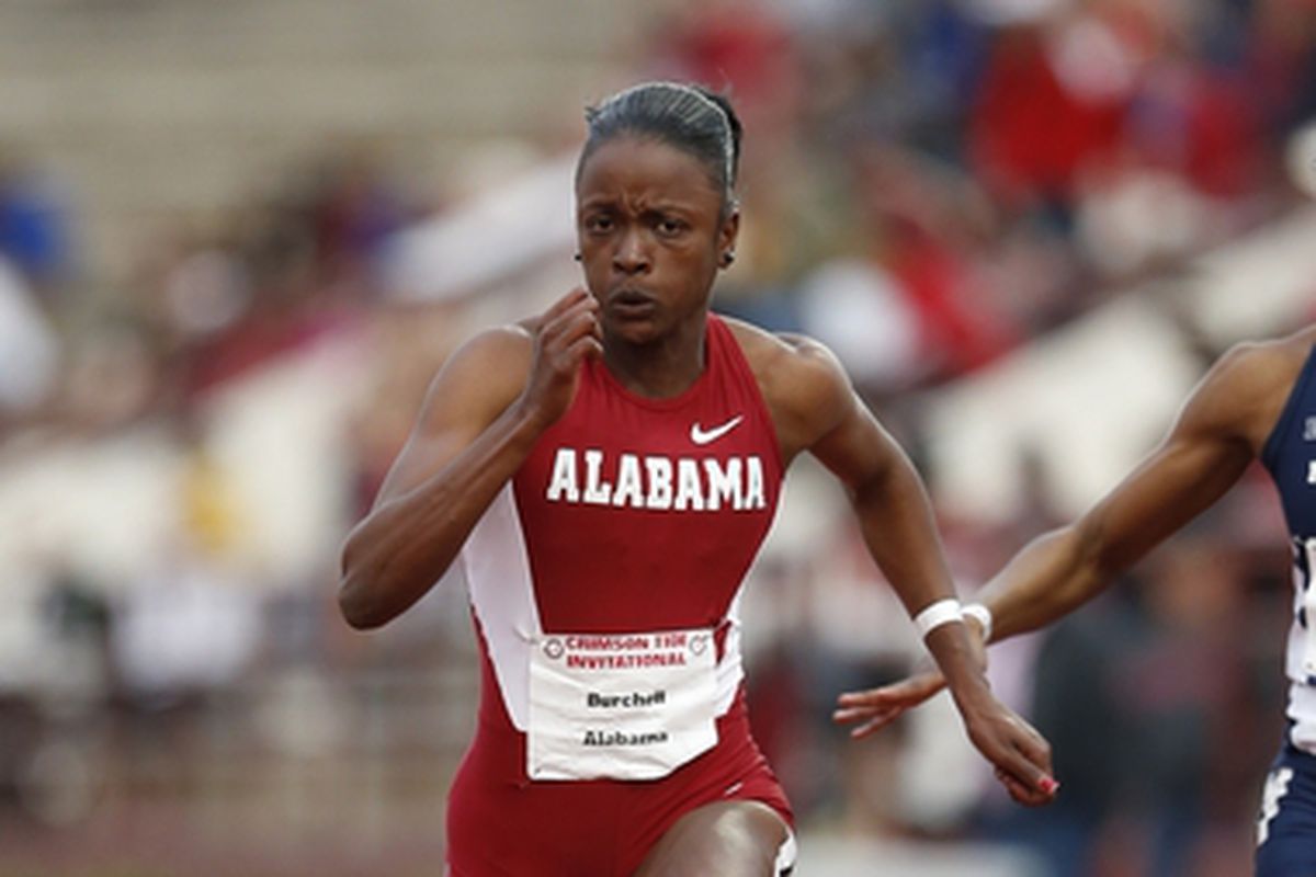 Crimson Tide sprinter Remona Burchell broke records this weekend at the 2015 Southeastern Conference Indoor Track & Field Championships.
