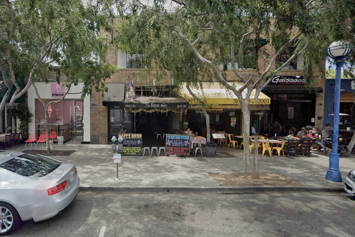 A colorful New Orleans-themed dive bar shown from Google Street View.