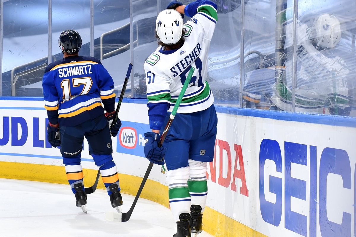 Vancouver Canucks v St Louis Blues - Game One