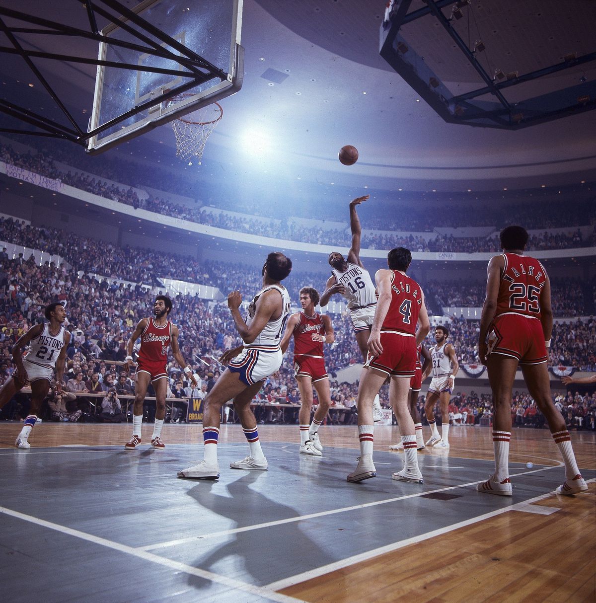 Detroit Pistons Bob Lanier, 1974 NBA Playoffs