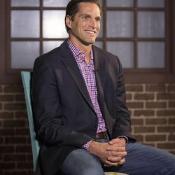 Josh Romney talks Tuesday, April 21, 2015, in Salt Lake City about his political future.
