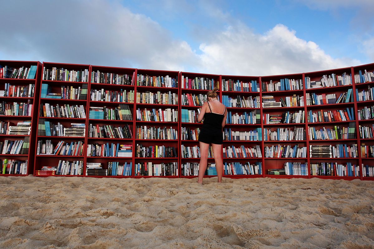 IKEA Create World’s Longest Outdoor Bookcase On Bondi Beach