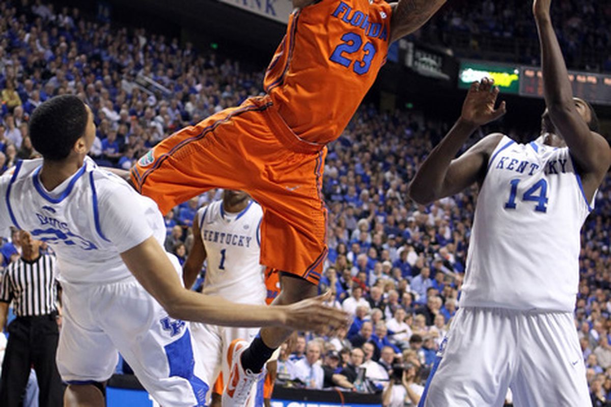 LEXINGTON, KY - FEBRUARY 07:  Bradley Beal #23 of the Florida Gators shoots the ball during the game against the Kentucky Wildcats  at Rupp Arena on February 7, 2012 in Lexington, Kentucky.  (Photo by Andy Lyons/Getty Images)