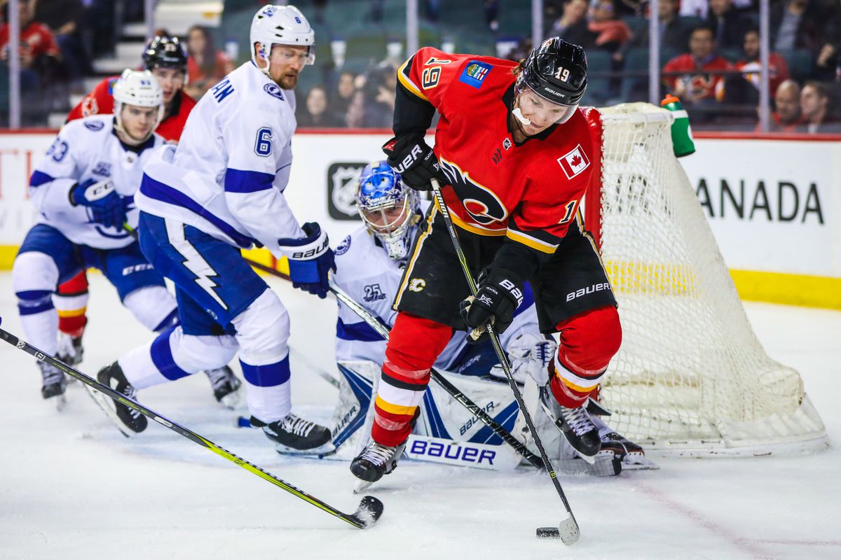 NHL: Tampa Bay Lightning at Calgary Flames
