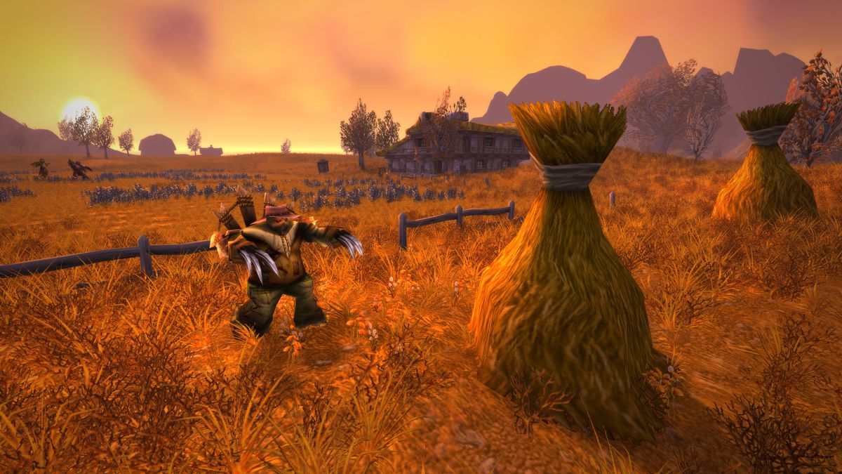 Westfall, as depicted in World of Warcraft: Classic.