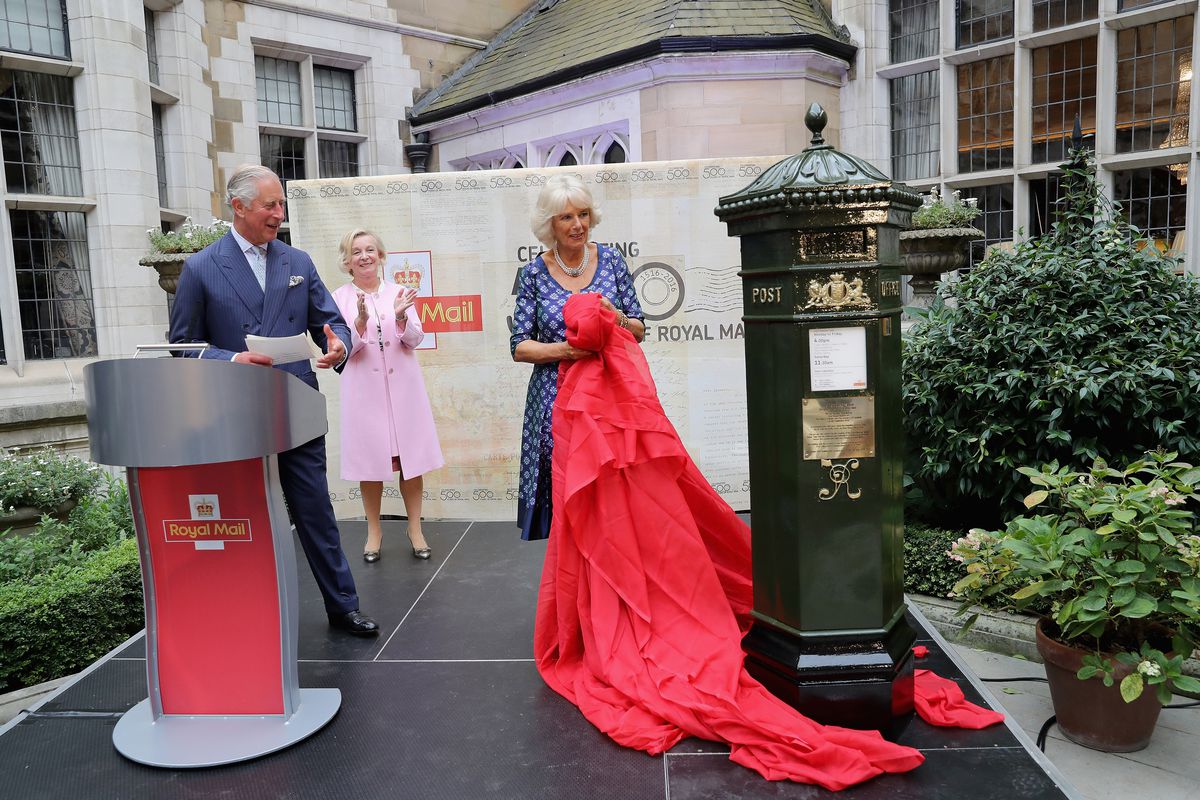 The Prince Of Wales & Duchess Of Cornwall Attend Royal Mail Reception To Mark 500th Anniversary Of The Postal Service