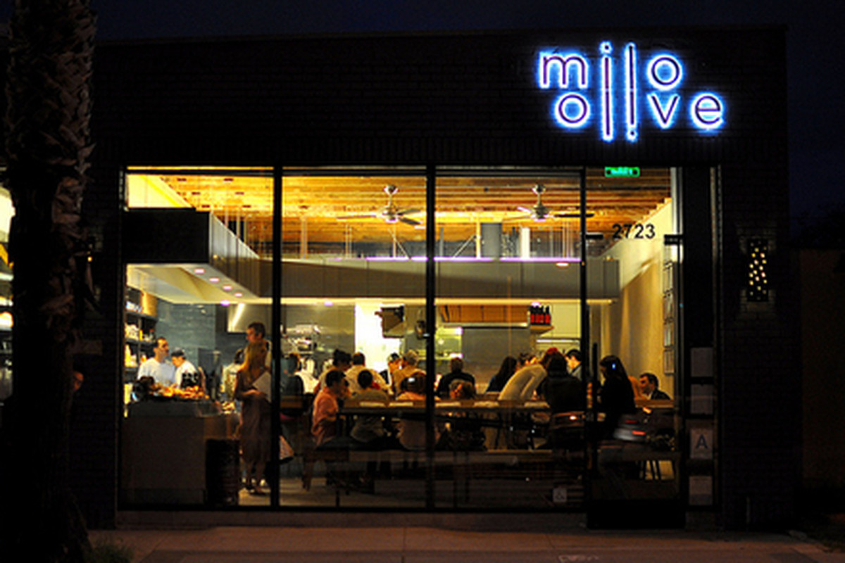 Outside Milo &amp; Olive, Santa Monica. 
